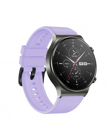 Silicone Strap for Huawei Watch GT 2 / 3 / 4 / 2 Pro / 3 Pro / 4 Pro / GT 2e - Purple