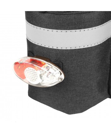 WYA26Y0S Thermal Bike Pannier Bag with Shoulder Strap - Black