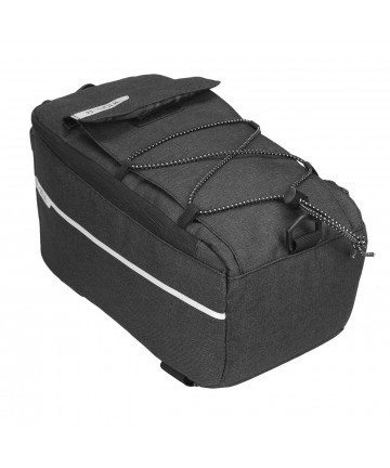 WYA26Y0S Thermal Bike Pannier Bag with Shoulder Strap - Black