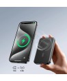 Powerbank Joyroom JR-W020 Mini 5000mAh USB-A USB-C inductive 20W - black + USB-C / USB-C cable