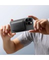 Powerbank Joyroom JR-W020 Mini 5000mAh USB-A USB-C inductive 20W - black + USB-C / USB-C cable