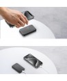 Powerbank Joyroom JR-W020 Mini 5000mAh USB-A USB-C inductive 20W - black + USB-C / USB-C cable