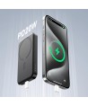 Powerbank Joyroom JR-W020 Mini 5000mAh USB-A USB-C inductive 20W - black + USB-C / USB-C cable