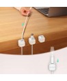 Joyroom JR-ZS368 magnetic cable organizer - white (6 pcs.)
