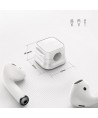 Joyroom JR-ZS368 magnetic cable organizer - white (6 pcs.)