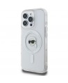Karl Lagerfeld IML Metal Karl Head MagSafe Case for iPhone 16 Pro - White
