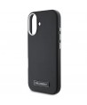 Karl Lagerfeld FW Metal Plate MagSafe iPhone 16 Plus Case - Black
