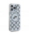 Karl Lagerfeld IML Monogram Karl & Choupette Head MagSafe iPhone 15 Pro Case - Clear