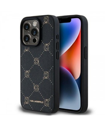 Karl Lagerfeld Magsafe Karl Head iPhone 15 Pro Case - Black