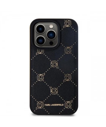Karl Lagerfeld Magsafe Karl Head iPhone 15 Pro Case - Black