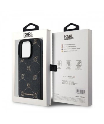 Karl Lagerfeld Magsafe Karl Head iPhone 15 Pro Case - Black