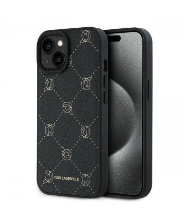 Karl Lagerfeld Karl Head MagSafe Case for iPhone 15 Plus - Black