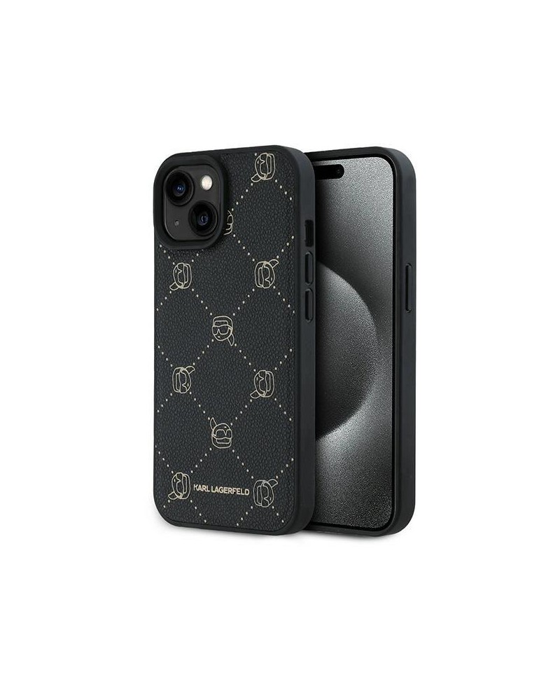 Karl Lagerfeld Karl Head MagSafe Case for iPhone 15 Plus - Black