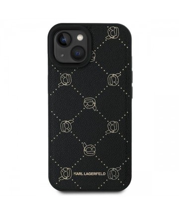 Karl Lagerfeld Karl Head MagSafe Case for iPhone 15 Plus - Black