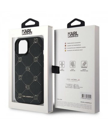 Karl Lagerfeld Karl Head MagSafe Case for iPhone 15 Plus - Black