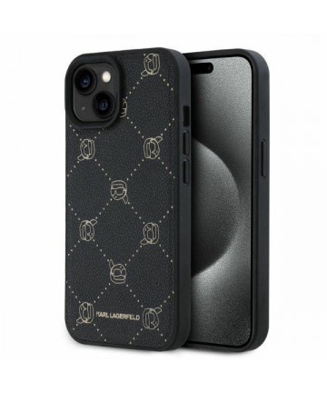 Karl Lagerfeld Magsafe Karl Head iPhone 15 Case - Black