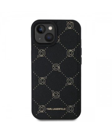 Karl Lagerfeld Magsafe Karl Head iPhone 15 Case - Black