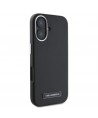 Karl Lagerfeld FW Metal Plate MagSafe iPhone 16 Case - Black
