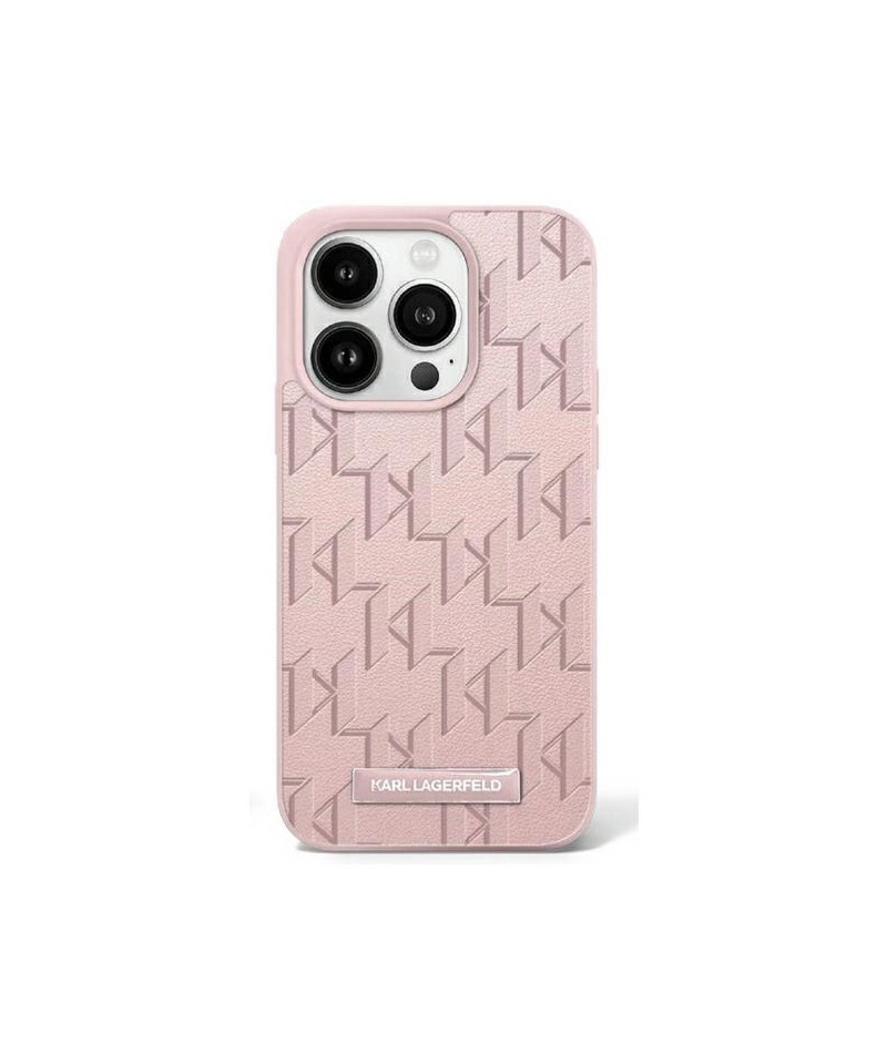 Karl Lagerfeld Hot Stamp Magsafe iPhone 16 Case - Pink