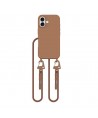 Tech-Protect MagNecklace MagSafe case with lanyard for iPhone 16 - brown