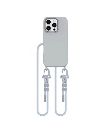 Tech-Protect MagNecklace MagSafe Case with Lanyard for iPhone 16 Pro - Gray