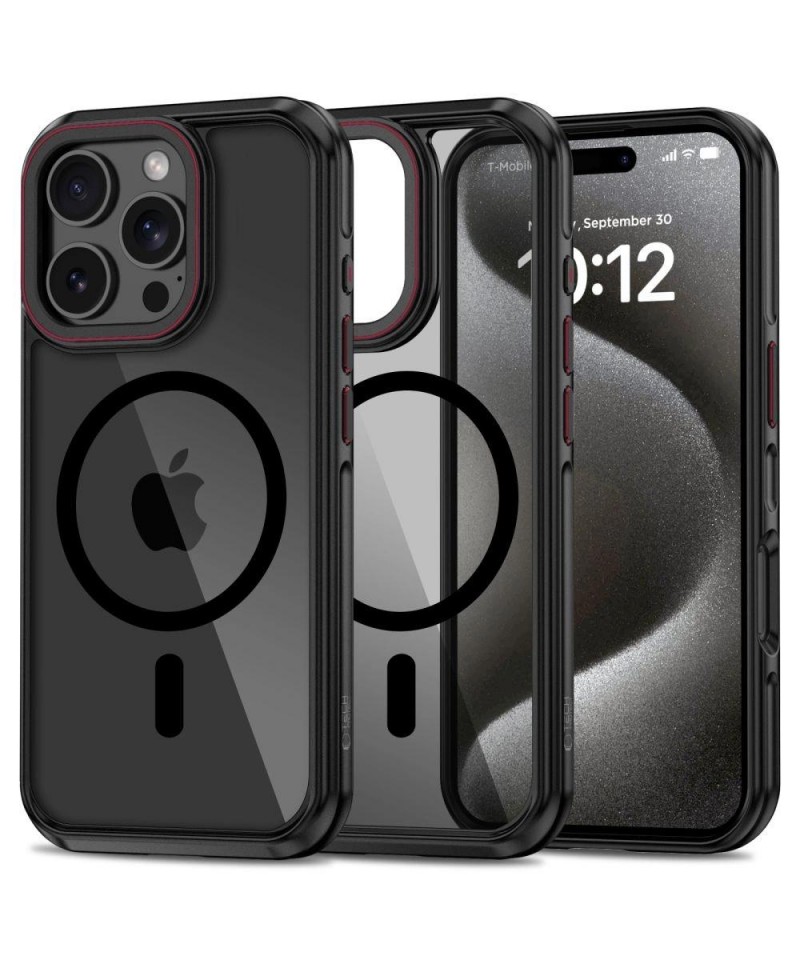 Tech-Protect MagHybrid MagSafe iPhone 16 Pro Case - Black