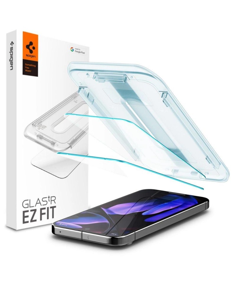 Spigen Glas.tR EZ Fit Tempered Glass with Applicator for Google Pixel 9 Pro XL (2 pcs.)