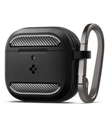 Spigen Rugged Armor Case for AirPods 4 - Black