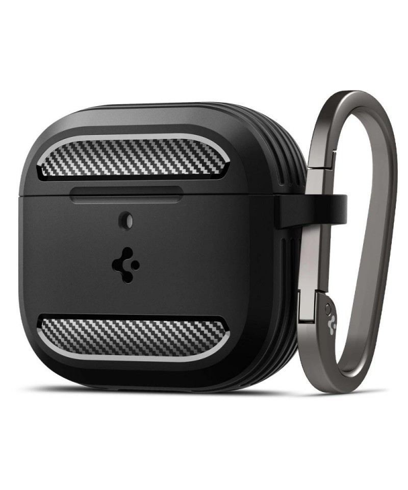 Spigen Rugged Armor Case for AirPods 4 - Black