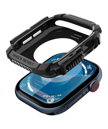 Spigen Rugged Armor Case for Apple Watch 10 (42mm) - Black