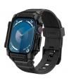 Spigen Rugged Armor Pro Apple Watch 10 (42mm) Strap Case - Black