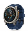 Tech-Protect Silicone Strap for Garmin Fenix 5X / 5X Plus / 6X / 6X Pro / 7X / 8 (51 mm) - Blue