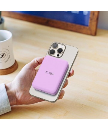 Tech-Protect LifeMag MagSafe PB11 10000mAh Power Bank - Pink