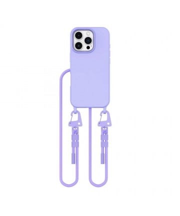 Tech-Protect MagNecklace MagSafe Case with Lanyard for iPhone 16 Pro Max - Purple
