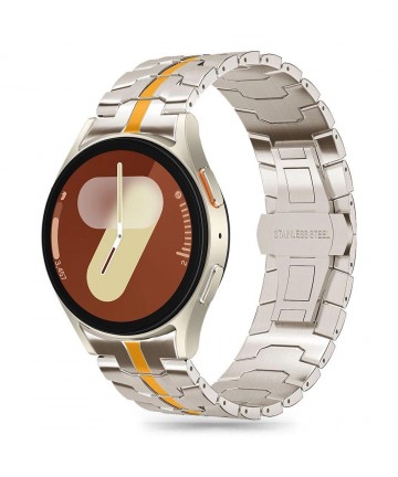Tech-Protect Stainless Line Bracelet for Samsung Galaxy Watch 4 / 5 / 5 Pro / 6 / 7 / FE - Titanium