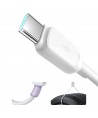 Joyroom Multi-Color Series A14 USB-A / USB-C 3A Cable 1.2m - White