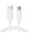 Joyroom Multi-Color Series A14 USB-A / USB-C 3A Cable 1.2m - White