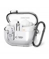 Tech-Protect FlexAir Case with Carabiner for Samsung Galaxy Buds 3 / 3 Pro - Transparent