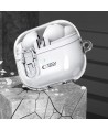 Tech-Protect FlexAir Case with Carabiner for Samsung Galaxy Buds 3 / 3 Pro - Transparent