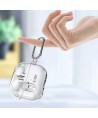 Tech-Protect FlexAir Case with Carabiner for Samsung Galaxy Buds 3 / 3 Pro - Transparent