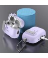 Tech-Protect Slim Hook Case with Carabiner for Apple AirPods Pro 1 / 2 - Purple