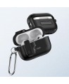 Tech-Protect Slim Hook Case with Carabiner for Apple AirPods Pro 1 / 2 - Black