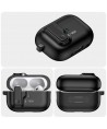 Tech-Protect Slim Hook Case with Carabiner for Apple AirPods Pro 1 / 2 - Black