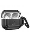 Tech-Protect Rough Hook Case with Carabiner for Apple AirPods Pro 1 / 2 - Black