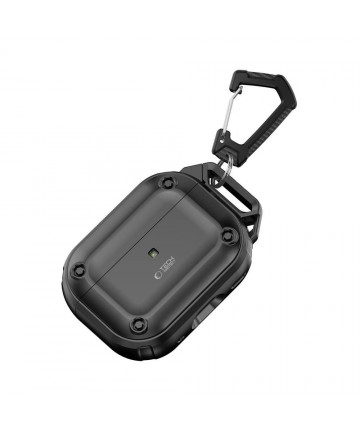 Tech-Protect Rough Hook Case with Carabiner for Apple AirPods Pro 1 / 2 - Black