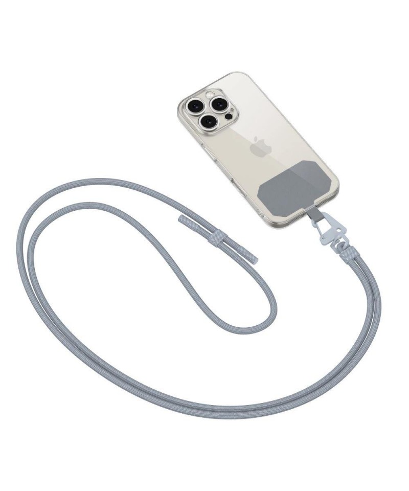 Tech-Protect C5S Rope Crossbody Strap Leash - Gray