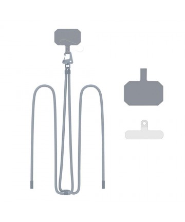 Tech-Protect C5S Rope Crossbody Strap Leash - Gray