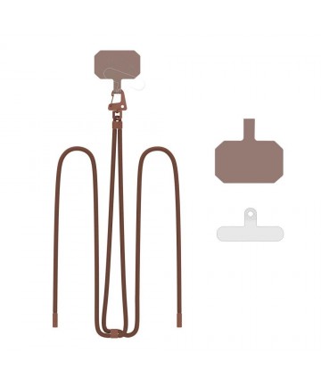 Tech-Protect C5S Rope Crossbody Strap Leash - Brown
