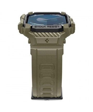 Spigen Rugged Armor ”Pro” Strap for Apple Watch 10 (46MM) - Green