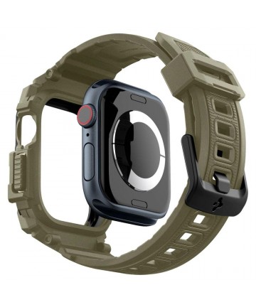 Spigen Rugged Armor ”Pro” Strap for Apple Watch 10 (46MM) - Green